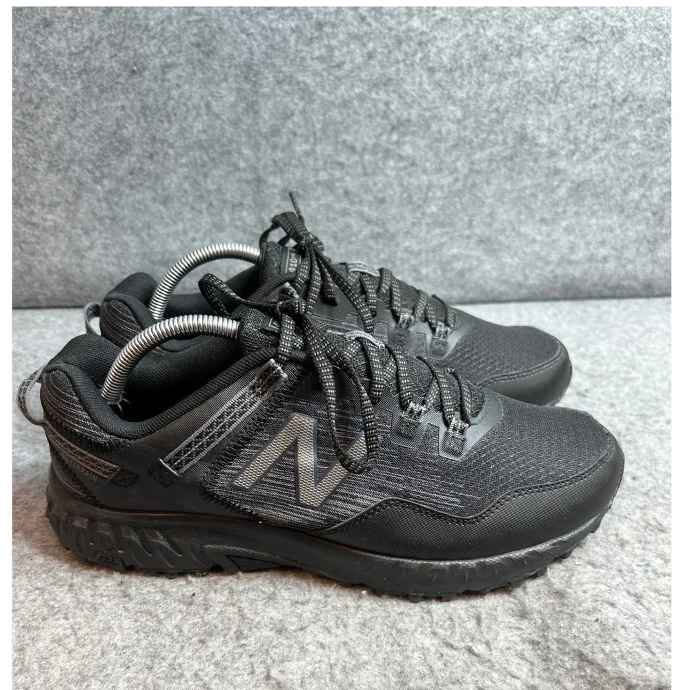 New Balance 410v6 All Terrain Mens Trail Running Shoes Black Grey Size 9.5
